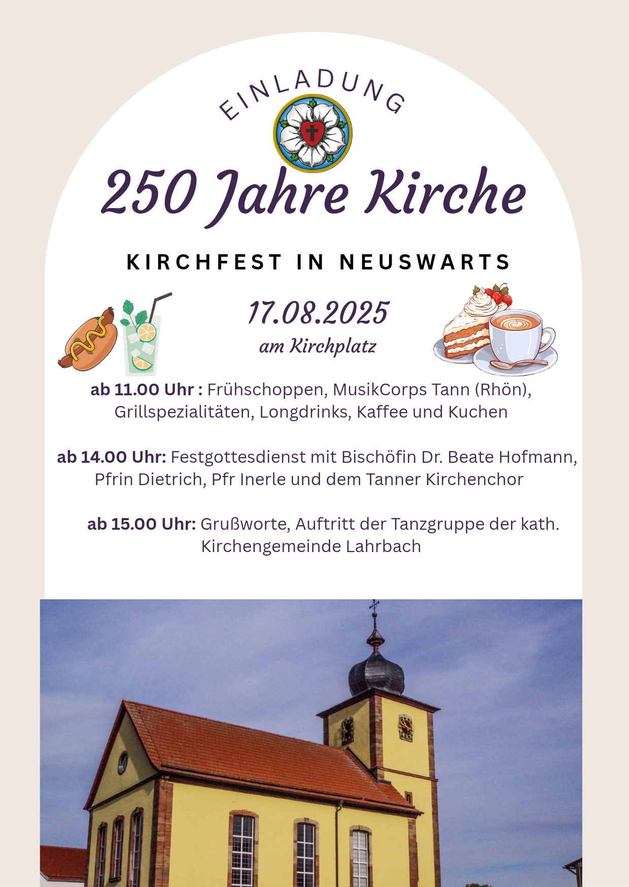Neuswarts – Kirchfest – 250 Jahre Kirche Neuswarts